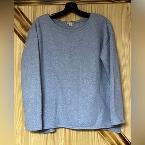J Crew Marled Sweater Blue M